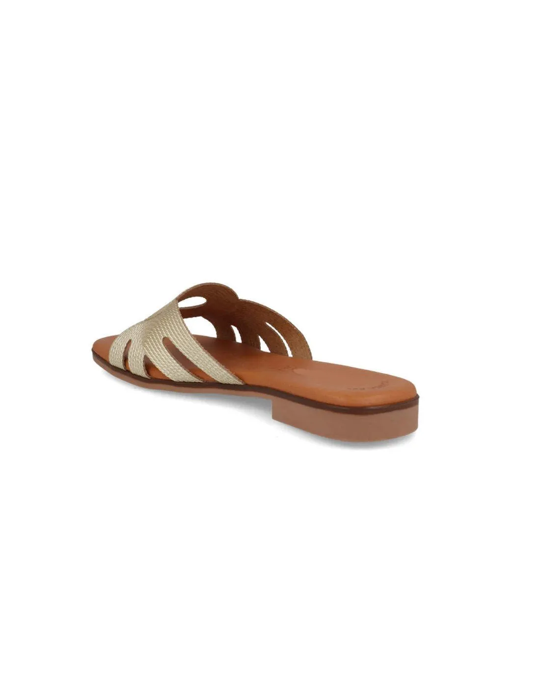 Sandalias Planas Metalizadas
