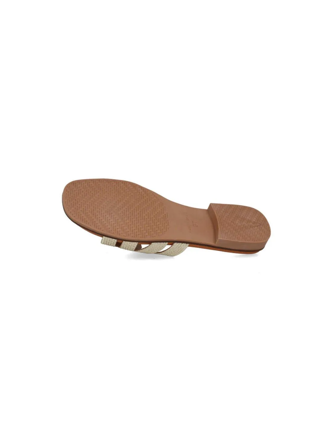 Sandalias Planas Metalizadas