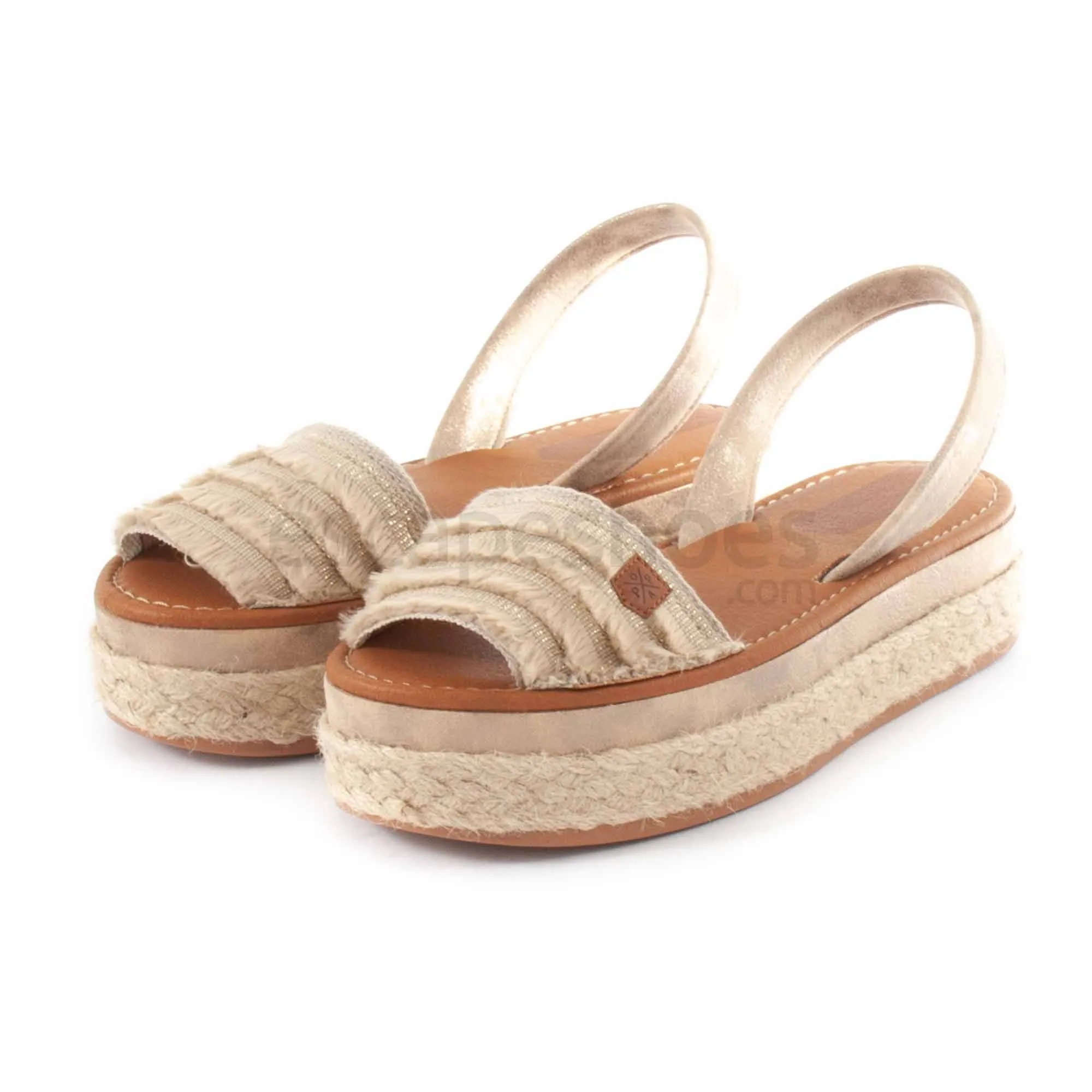 Sandalias POPA Rosario Flecos Beige PS24501010