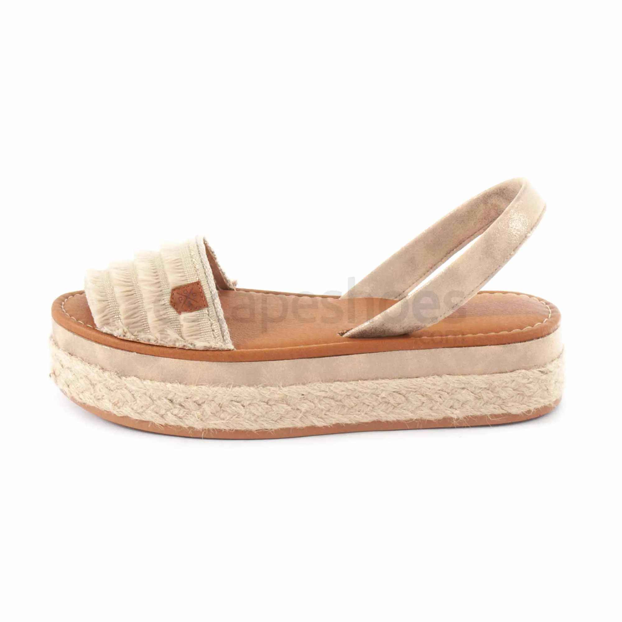 Sandalias POPA Rosario Flecos Beige PS24501010