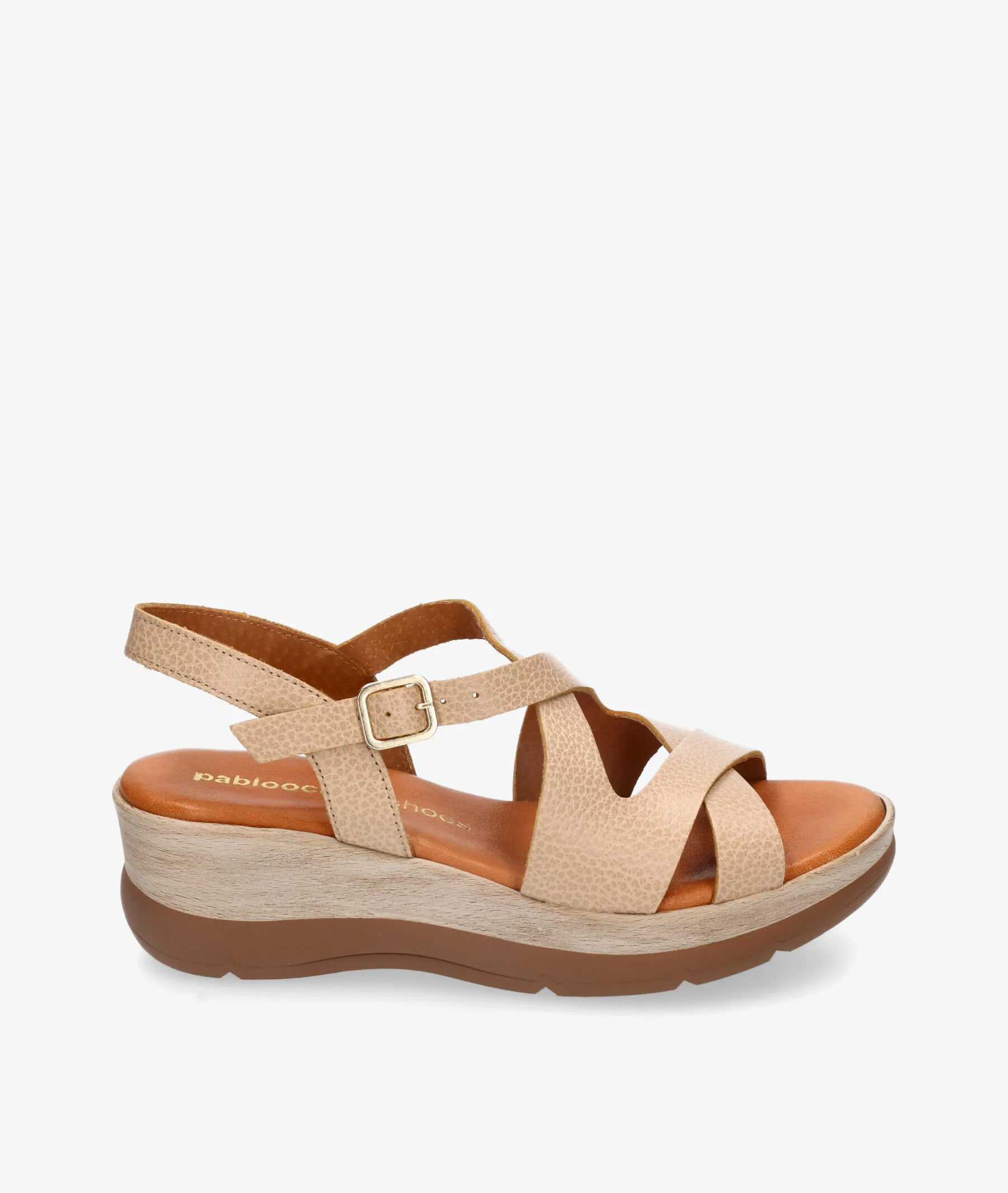 SANDALIAS POS  OLA 1452 EN BEIGE