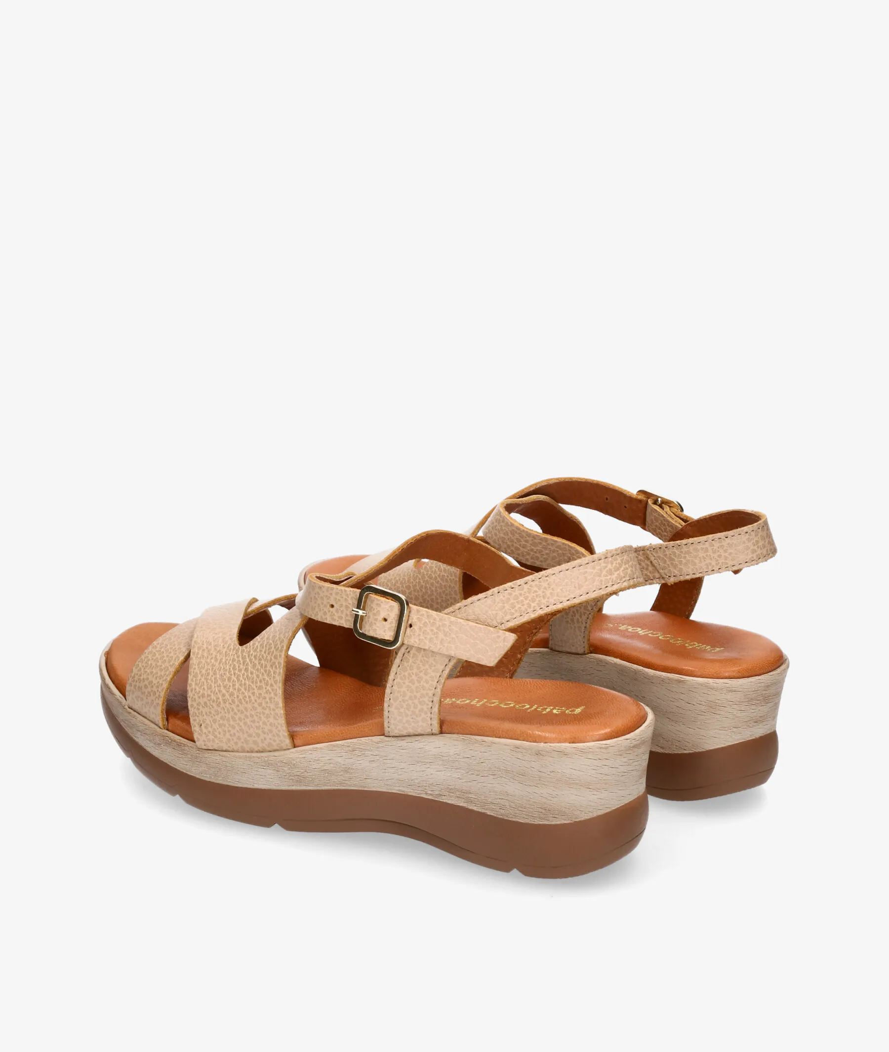 SANDALIAS POS  OLA 1452 EN BEIGE