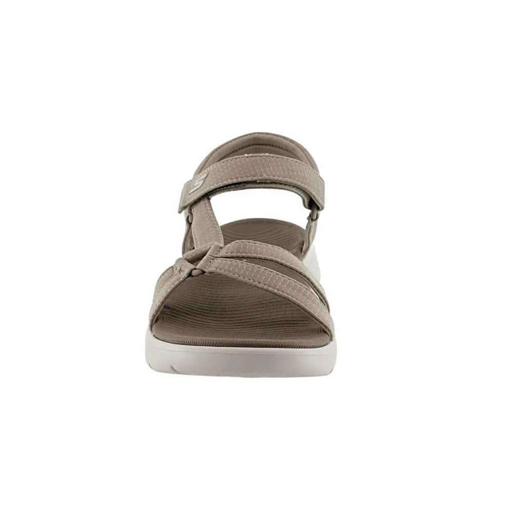 Sandalias Skechers Arc Fit Footsteps Beige