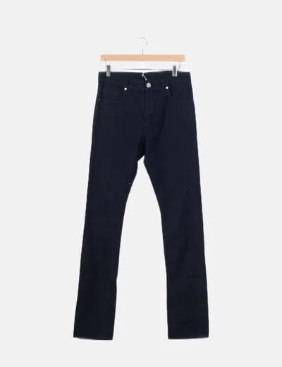 SKUNKFUNK  SKFK PANTALóN BáSICO AZUL MARINO