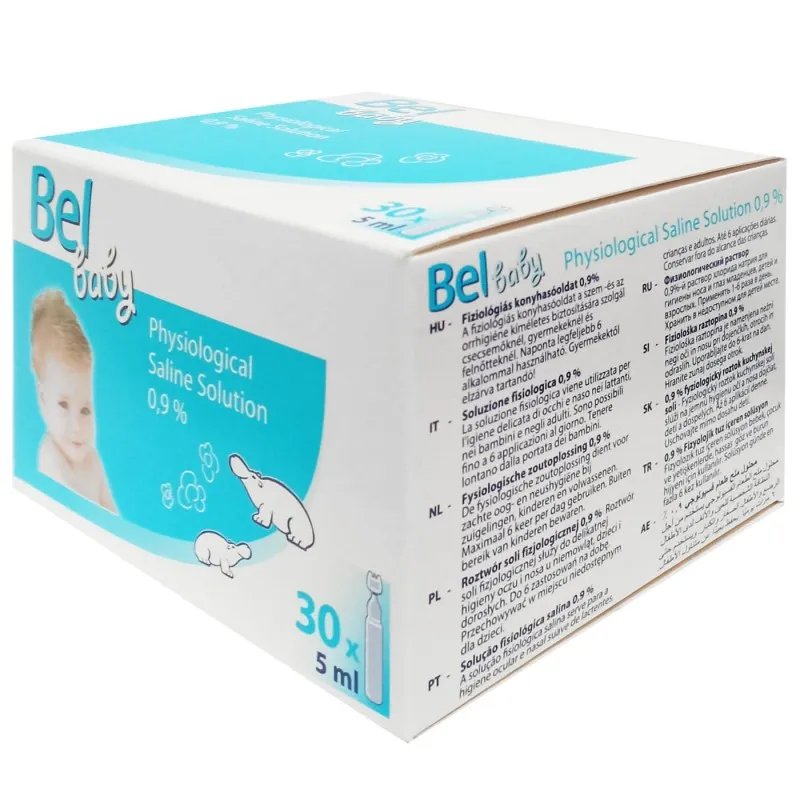 Solución fisiológica salina 0,9% Baby Bel