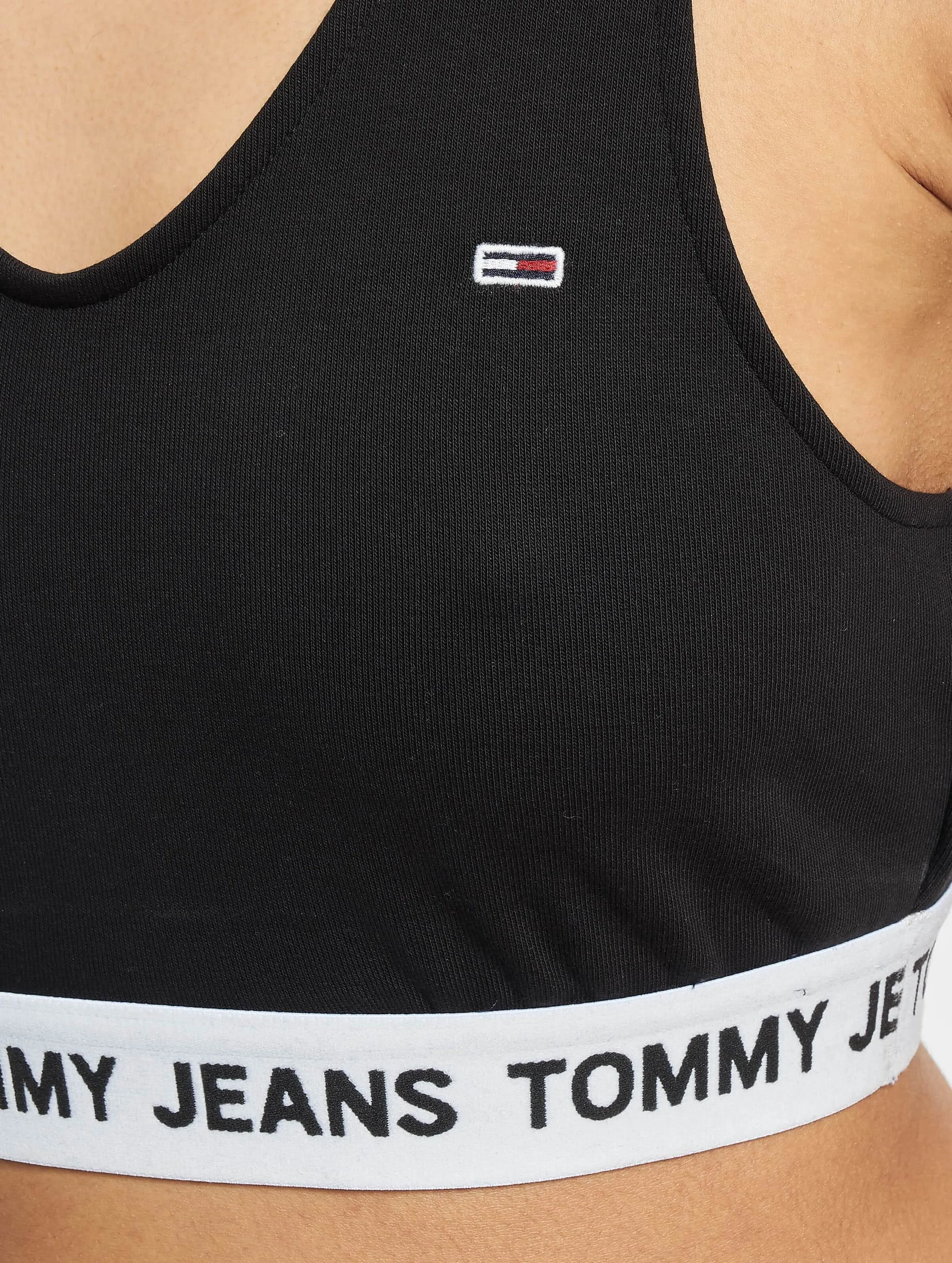 TOMMY JEANS SUPER VLOGO WAISTBAND CROP