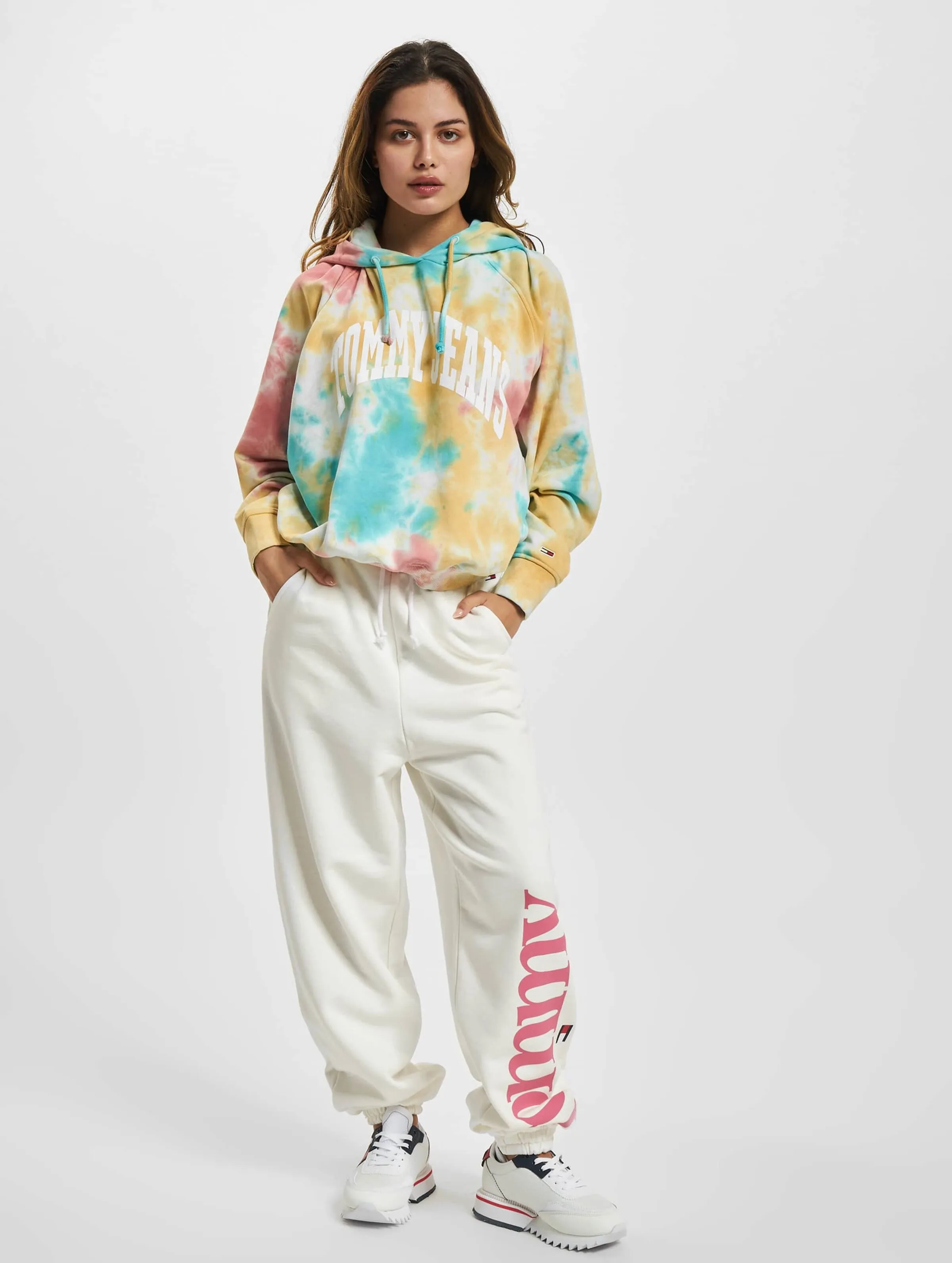 Tommy Jeans Tommy Jeans Boxy Tie Dye College Sweatshirt