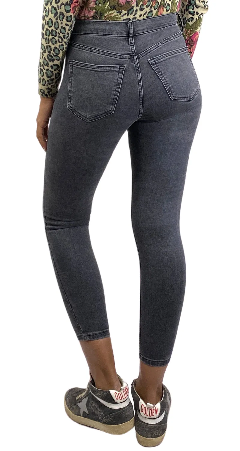 TOPSHOP Pantalón Gris Denim