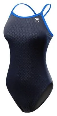 Tyr Bañador TYR Hexa  Diamondfit para mujer Azul/Azul