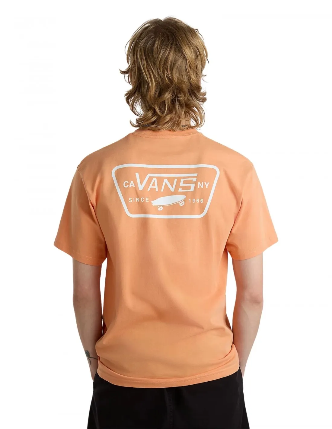 VANS FULL PATCH BACK  COPPER TAN/WHITE  CAMISETA HOMBRE