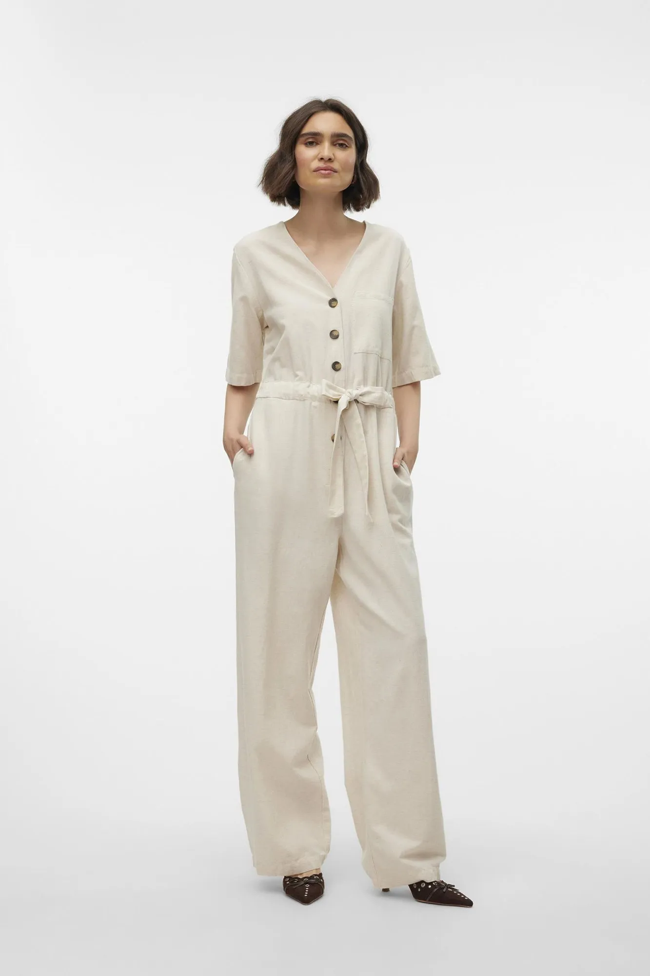 Vero Moda Mono largo de lino