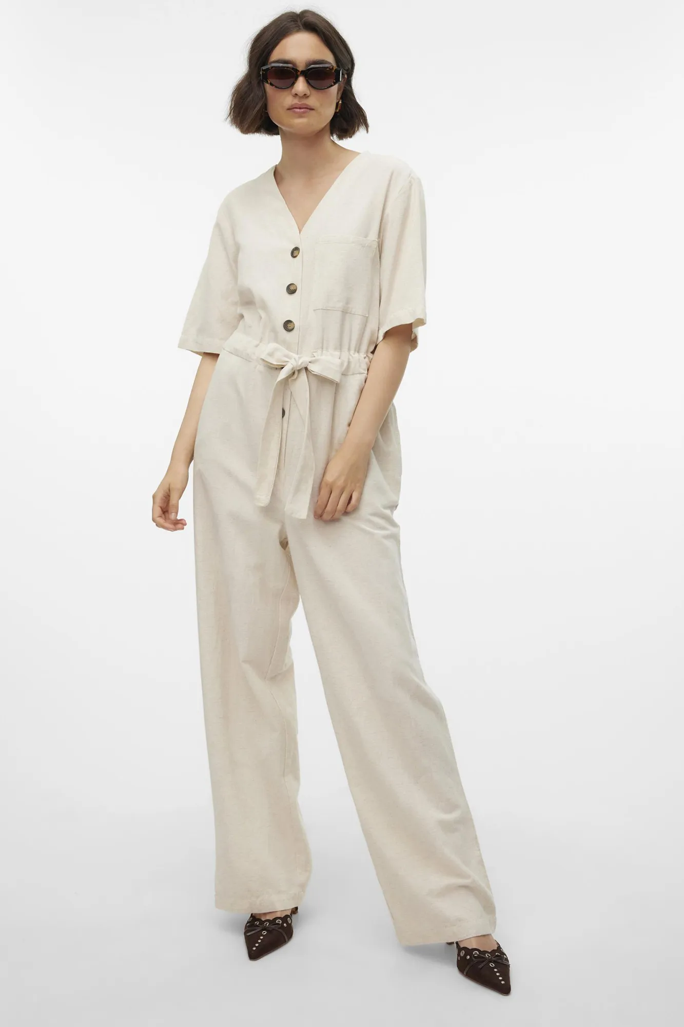 Vero Moda Mono largo de lino