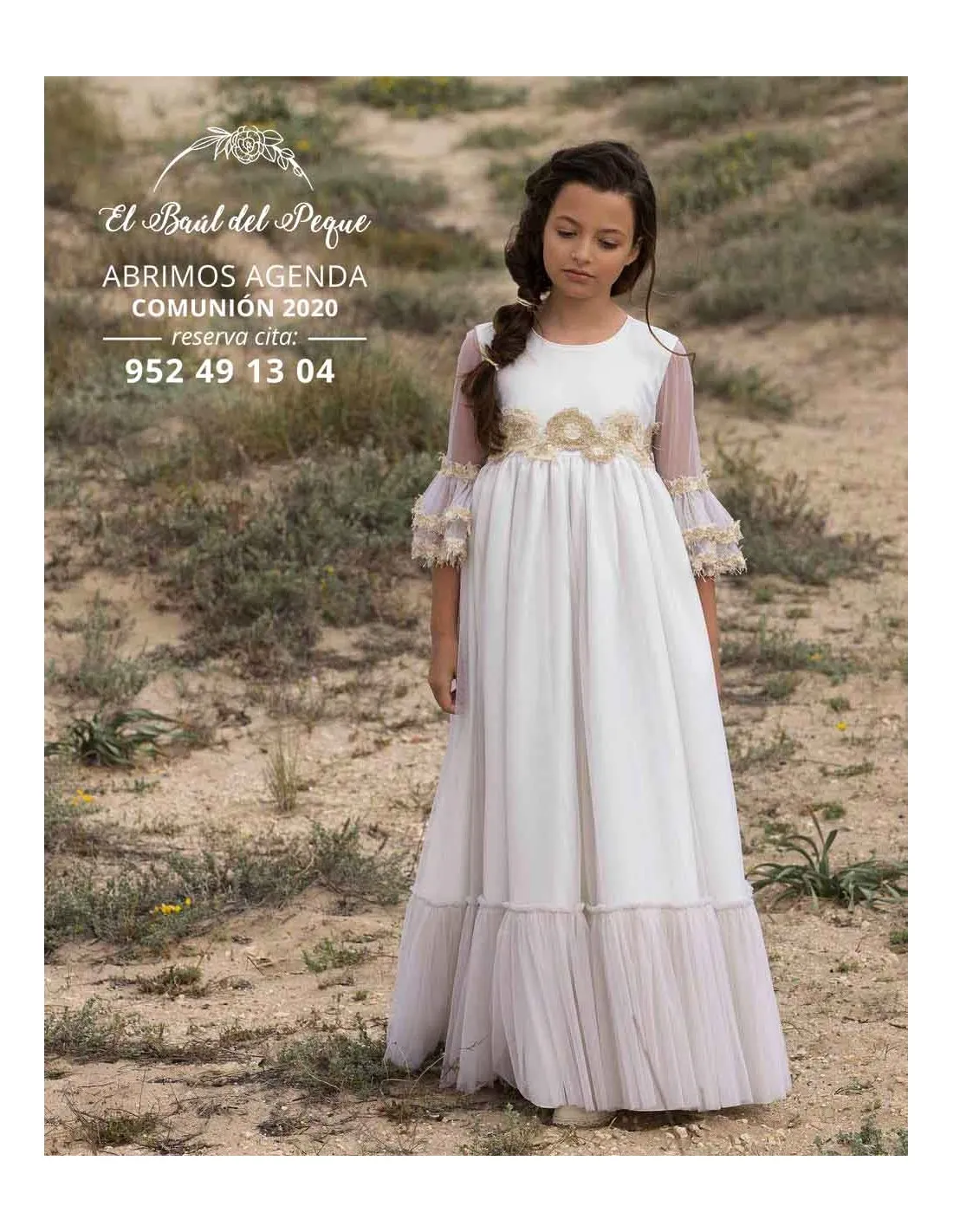 Vestido Comunión Bella Bimba Colección Leria