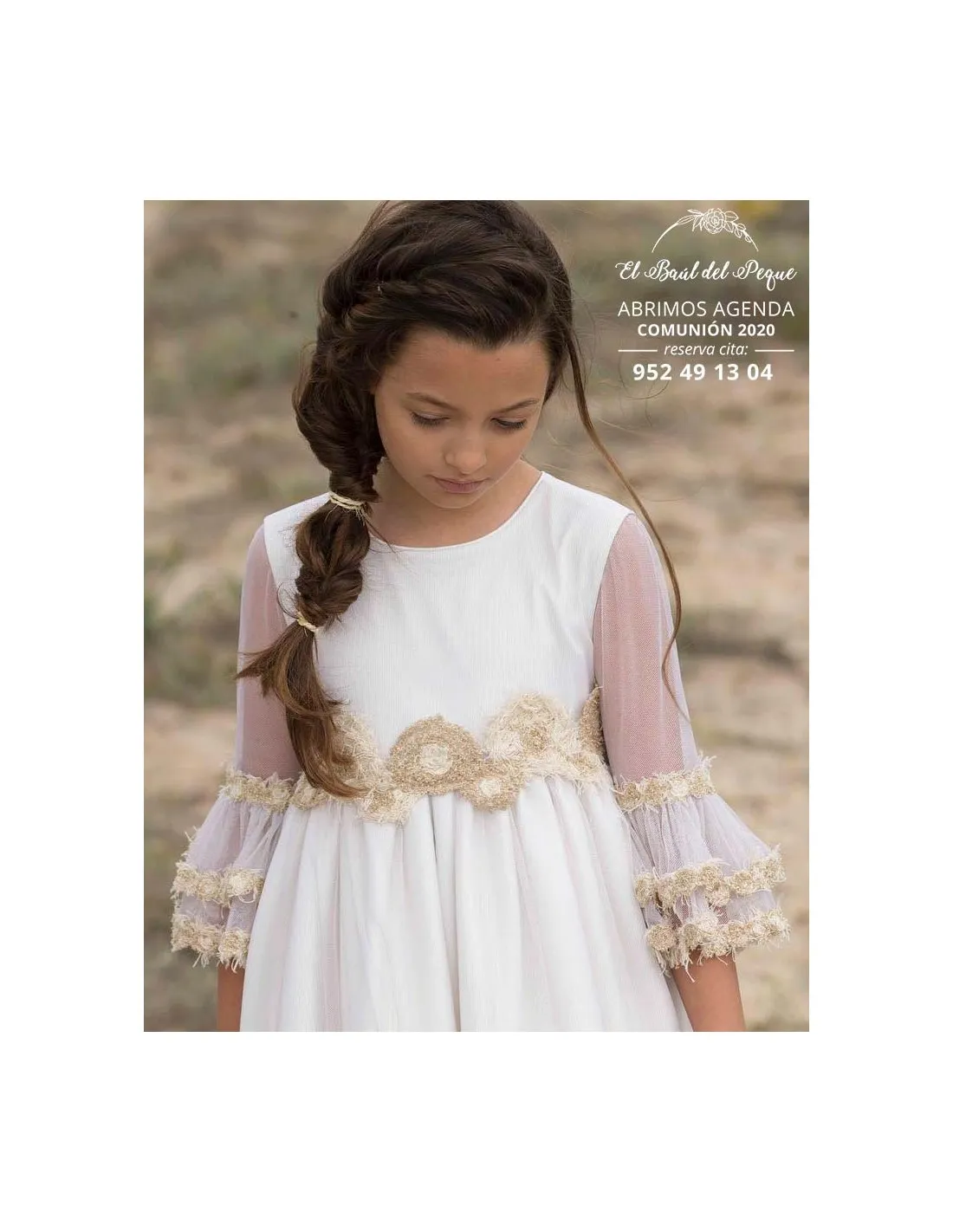 Vestido Comunión Bella Bimba Colección Leria