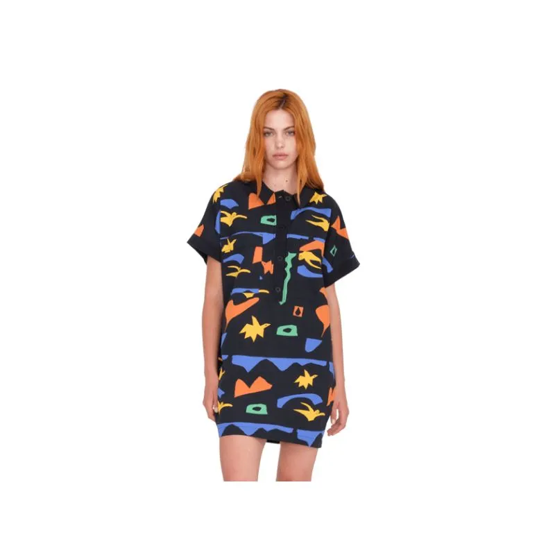 Vestido Volcom FA ARTHUR LONGO SS DRESS (BLACK) Mujer
