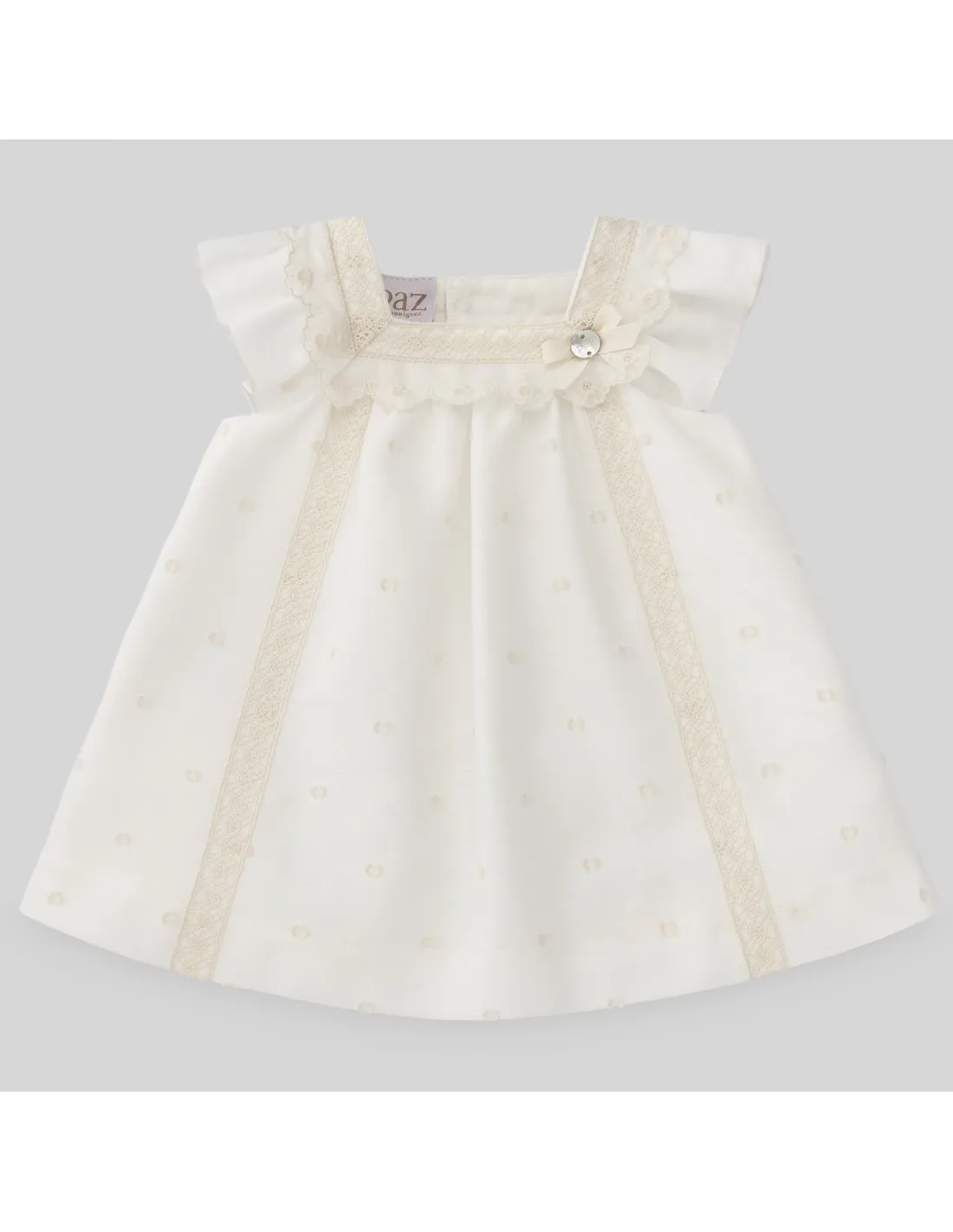 VESTIDO+BRAGA LUZ V23 150483/4 PAZ RODRIGUEZ