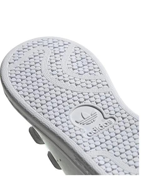 zapatilla adidas stan smith cf i blanco/azul bebé