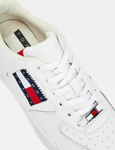 Zapatilla blanca basket Bandera TOMMY JEANS