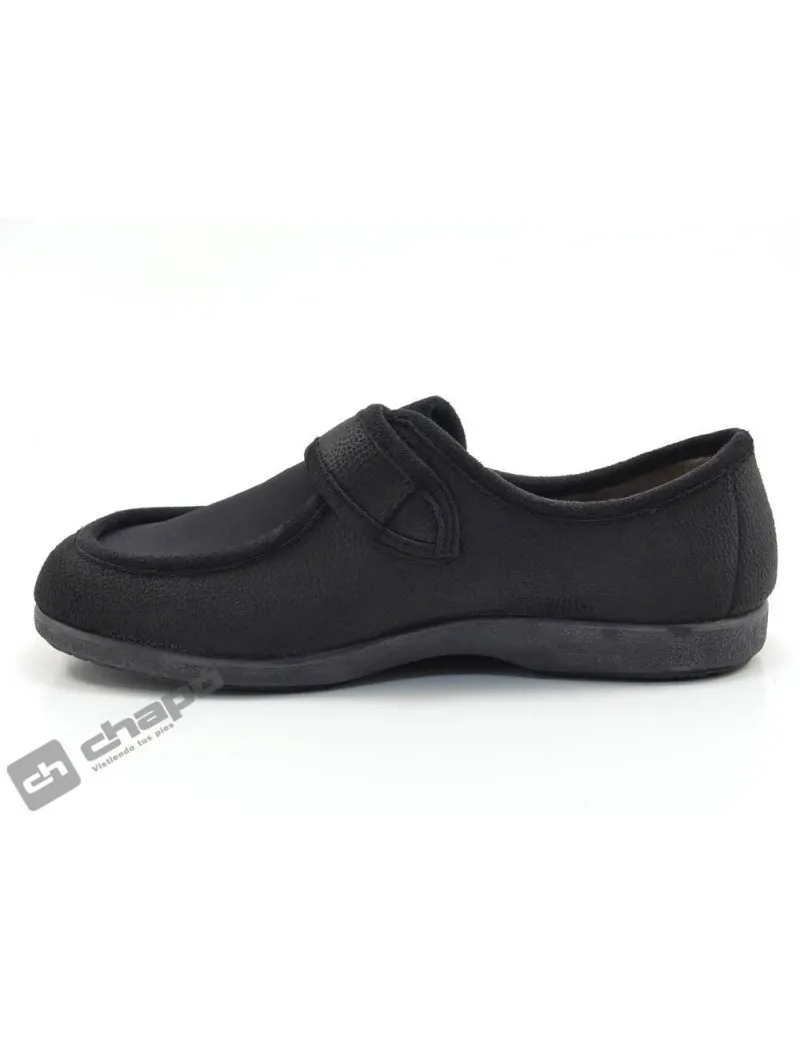 Zapatilla De Casa Negro GarzÓn Zapatillas 6870.444
