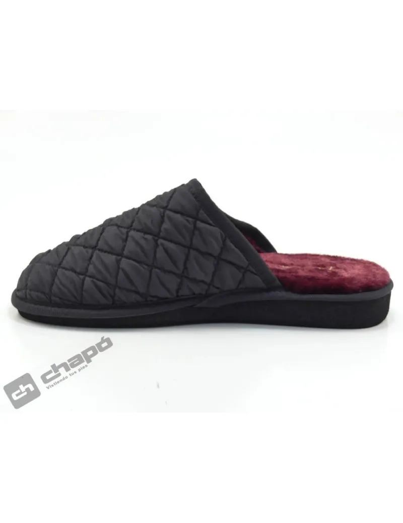 Zapatilla De Casa Negro GarzÓn Zapatillas P929.391