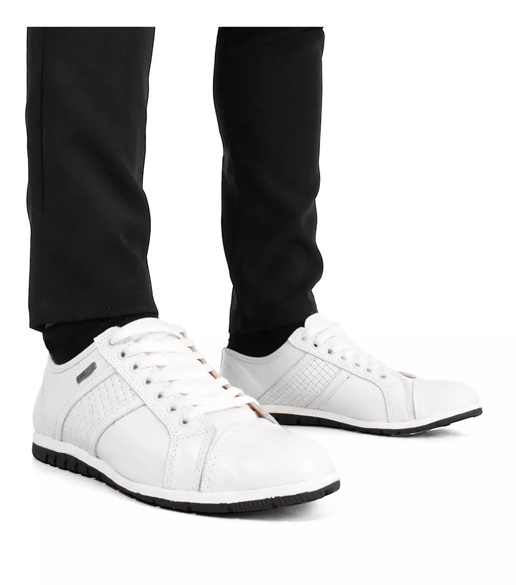 Zapatilla Hombre Man Azul Urbana Cuero Stone 1930 