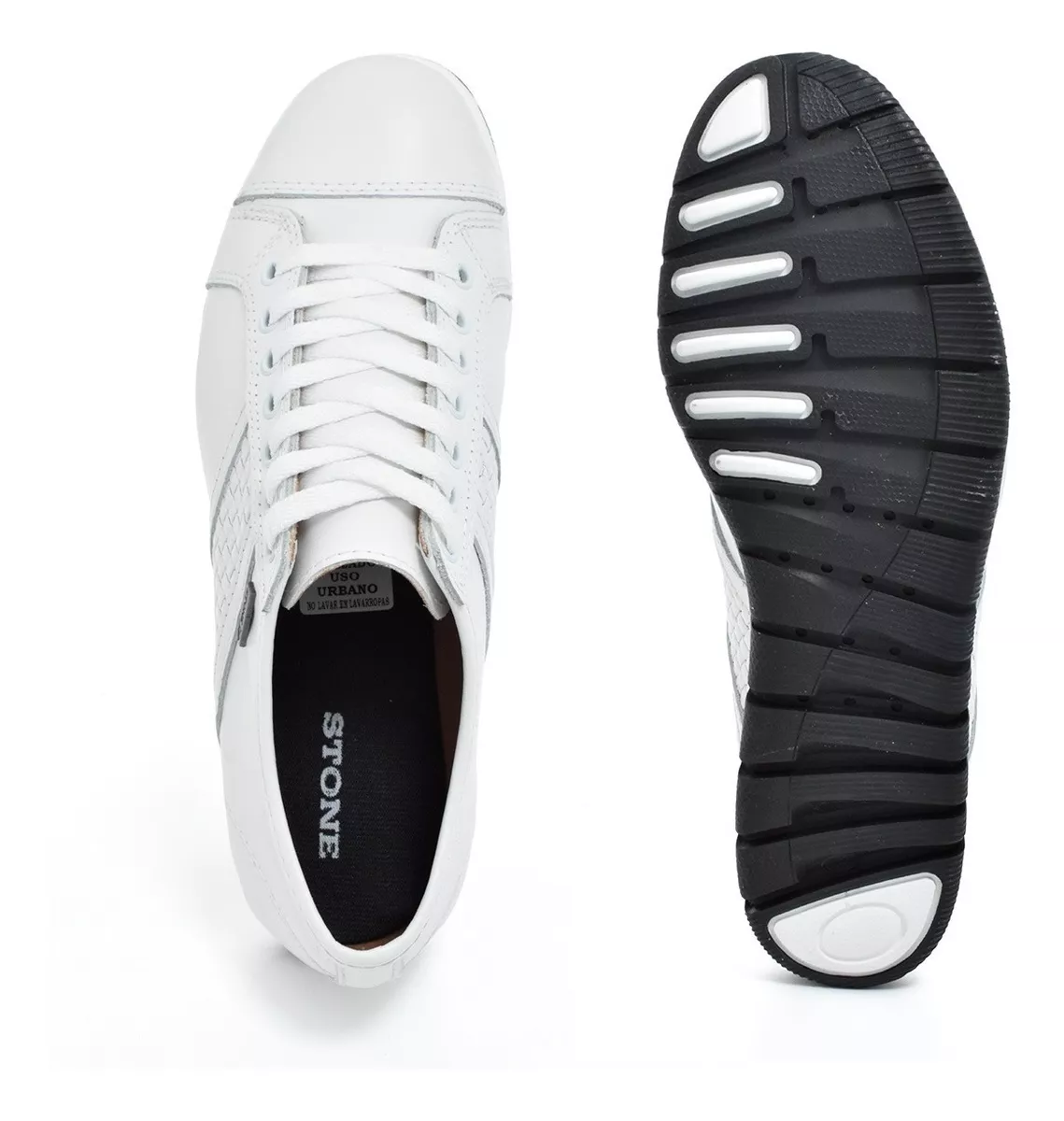 Zapatilla Hombre Man Azul Urbana Cuero Stone 1930 