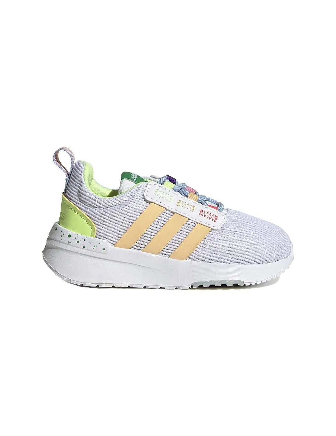 Zapatilla Niñ@ adidas Racer Blanca Azul Verde Nara
