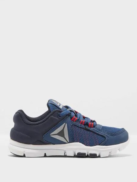 zapatilla reebok yourflex train 9.0 azul/rojo niño