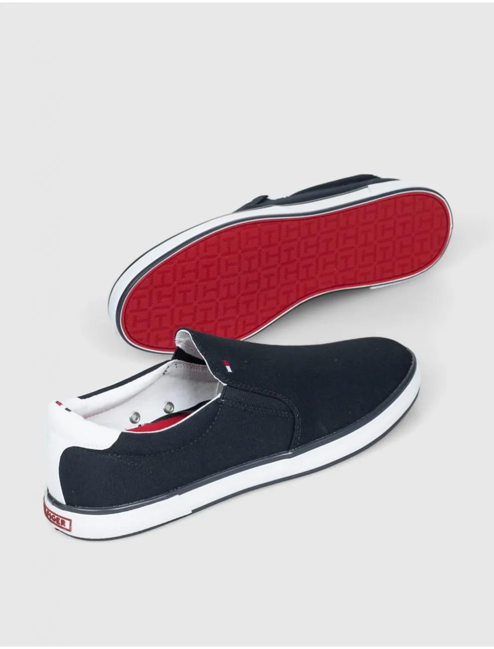 Zapatilla Tommy Hilfiger Iconic Slip On Sneaker Azul