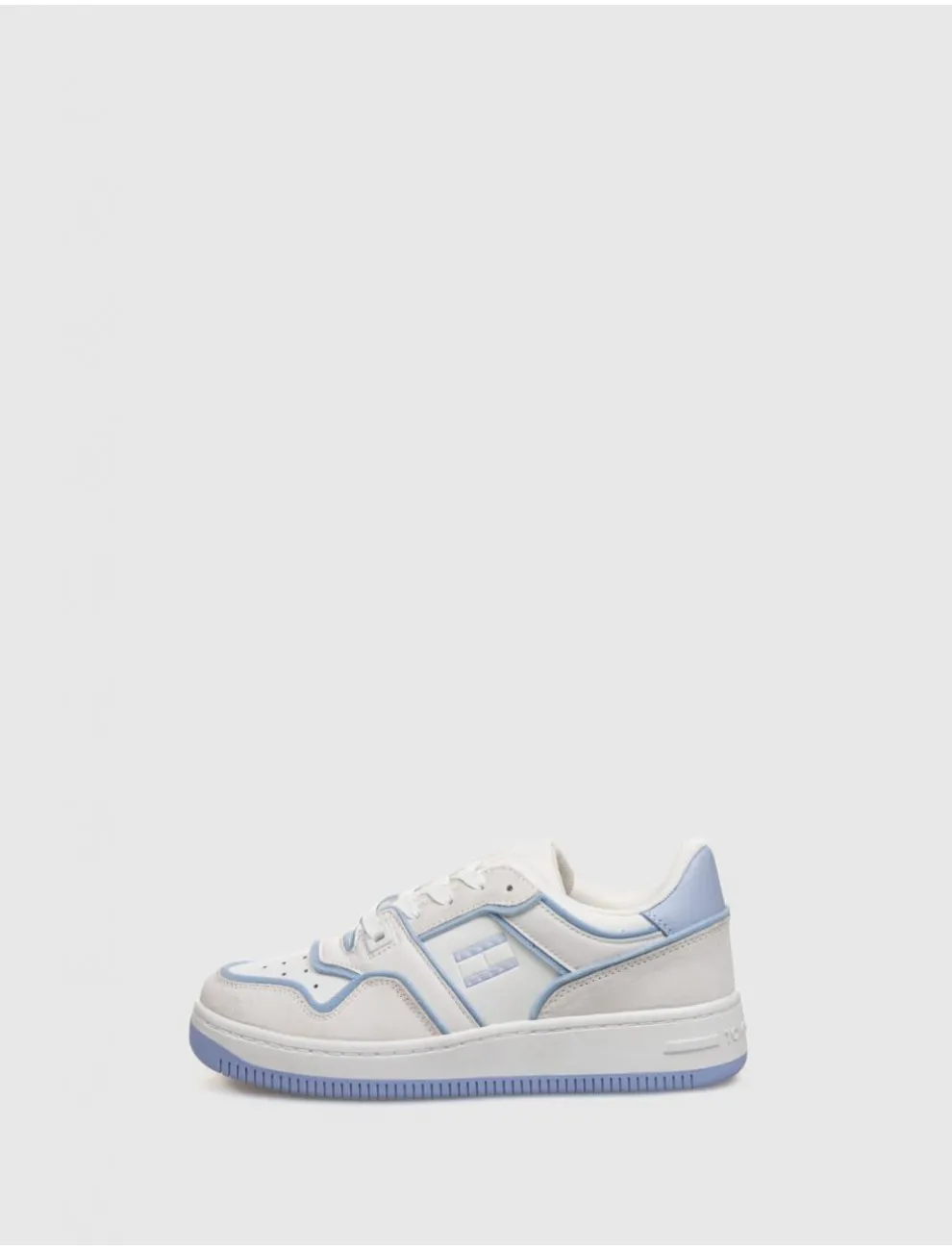Zapatilla Tommy Hilfiger Retro Basket Foam Edge Blanco/azul