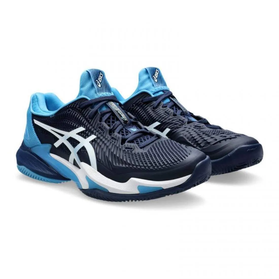 Zapatillas Asics Court FF 3 Clay Novak Azul Blanco | Asics