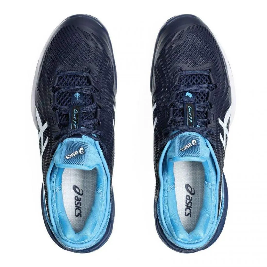 Zapatillas Asics Court FF 3 Clay Novak Azul Blanco | Asics