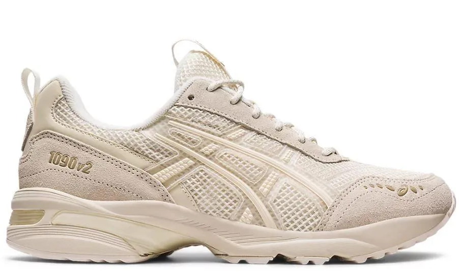 ZAPATILLAS ASICS GEL1090V2 MUJER CREMA/BEIGE
