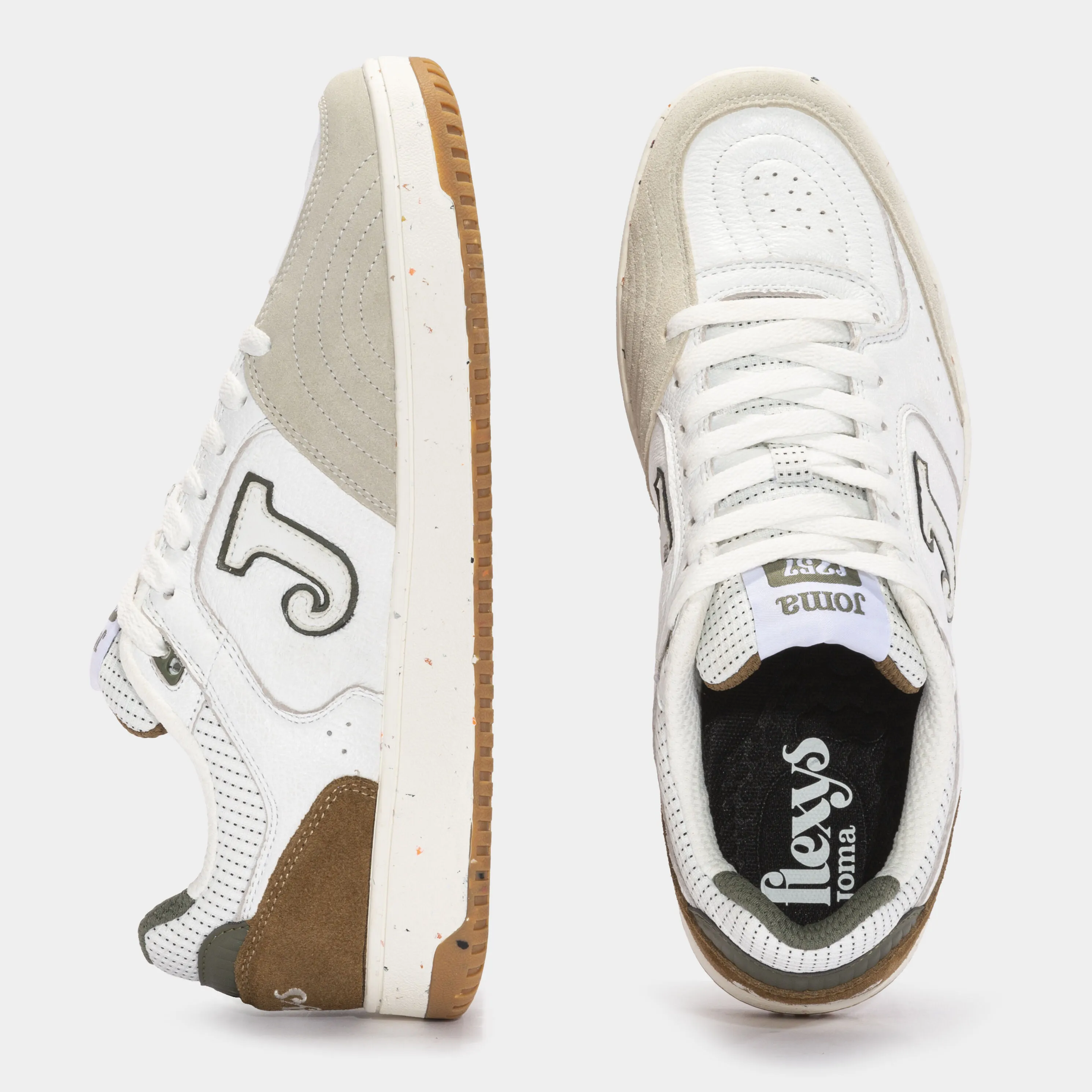 Zapatillas casual C.Flexys 24 hombre blanco beige