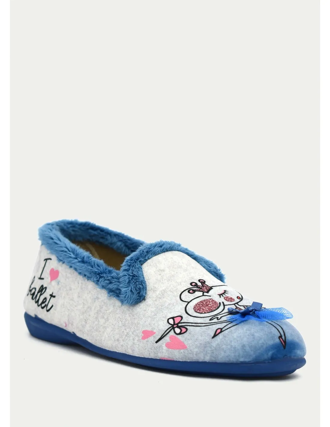 ZAPATILLAS DE CASA VULCABICHA 1243 CELESTE 