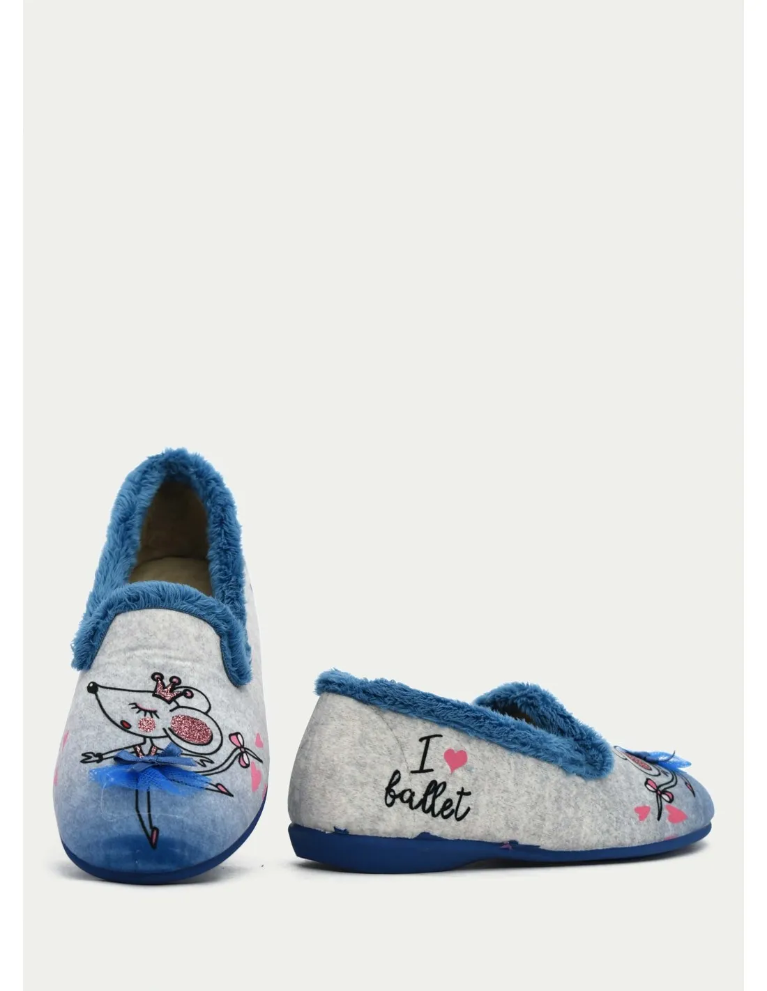 ZAPATILLAS DE CASA VULCABICHA 1243 CELESTE 