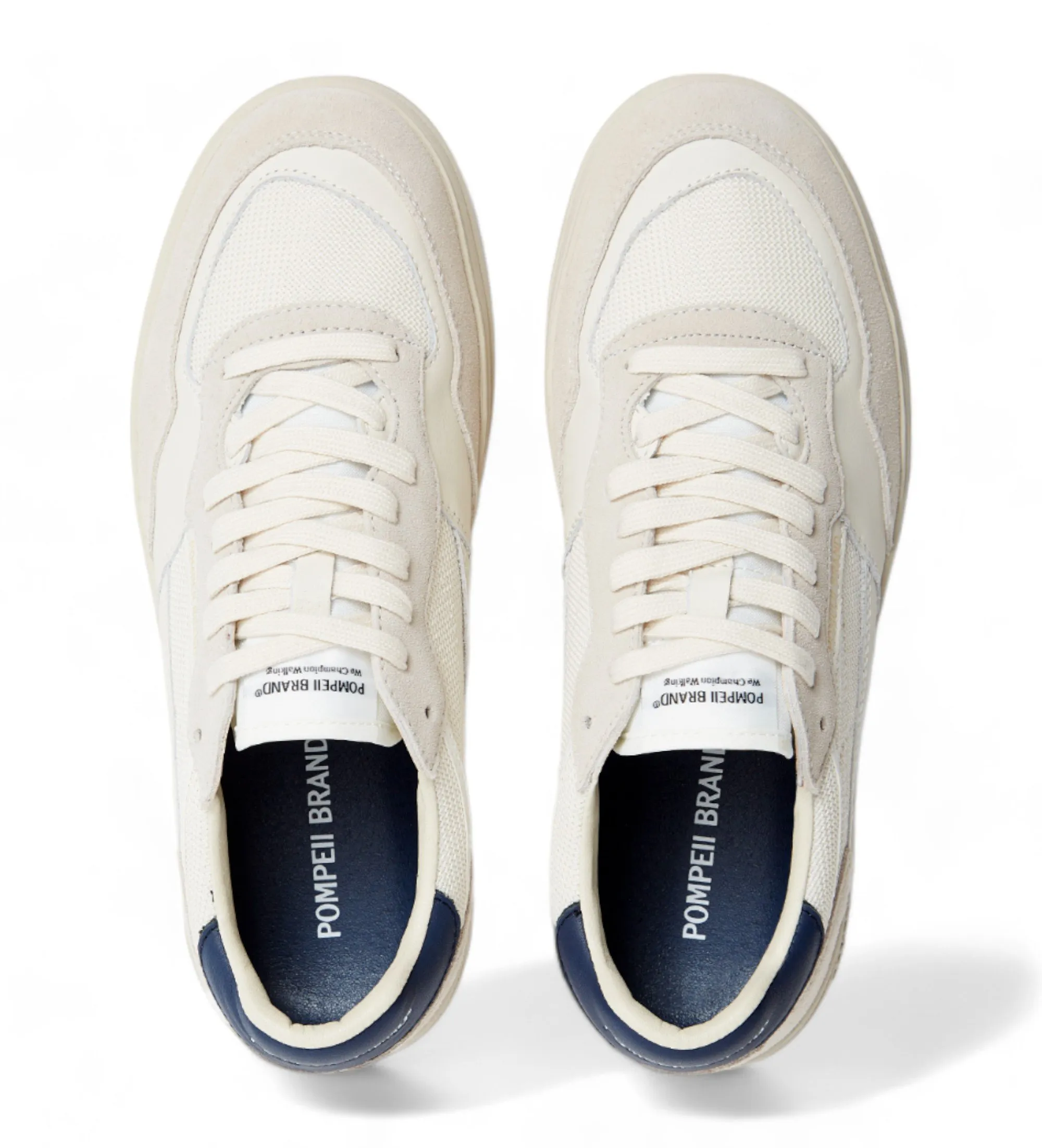 Zapatillas de piel Elan Ecru Jasper beige