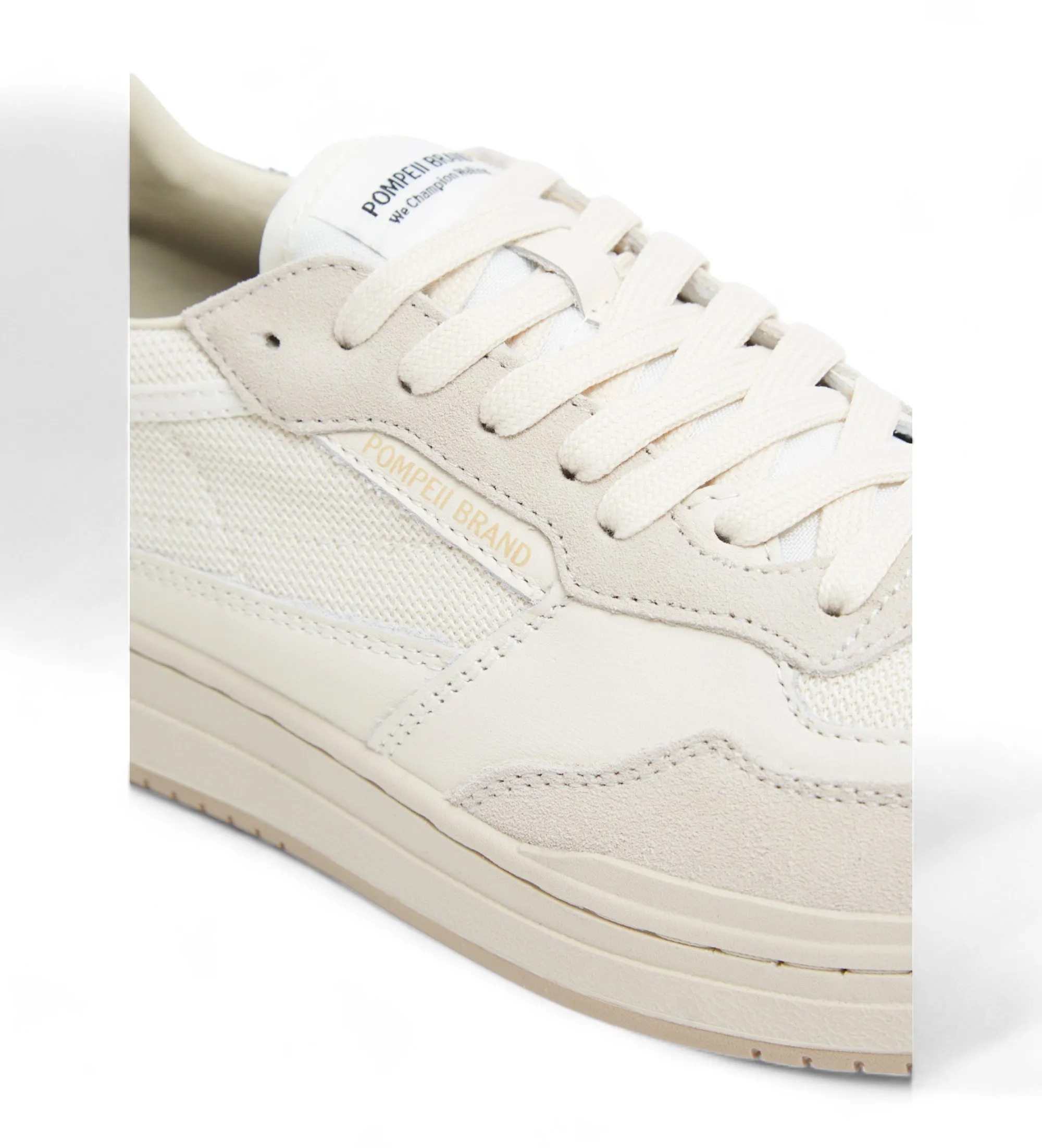 Zapatillas de piel Elan Ecru Jasper beige