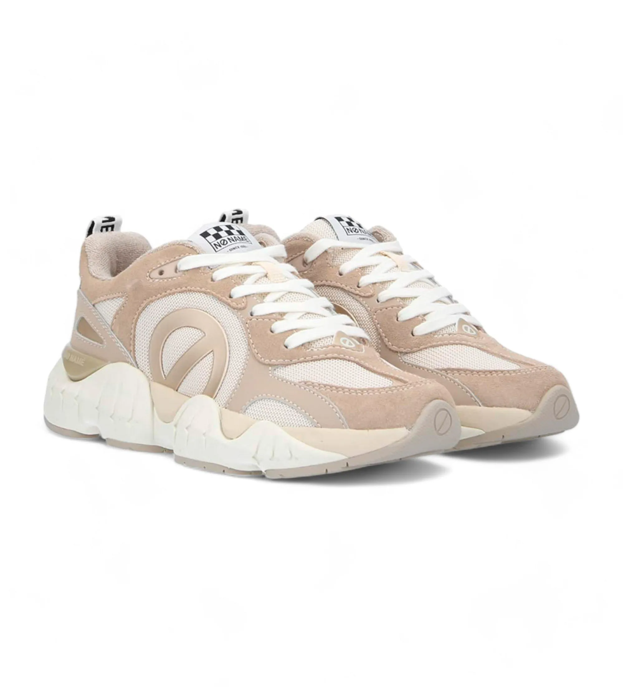 Zapatillas de piel Krazee Runner beige