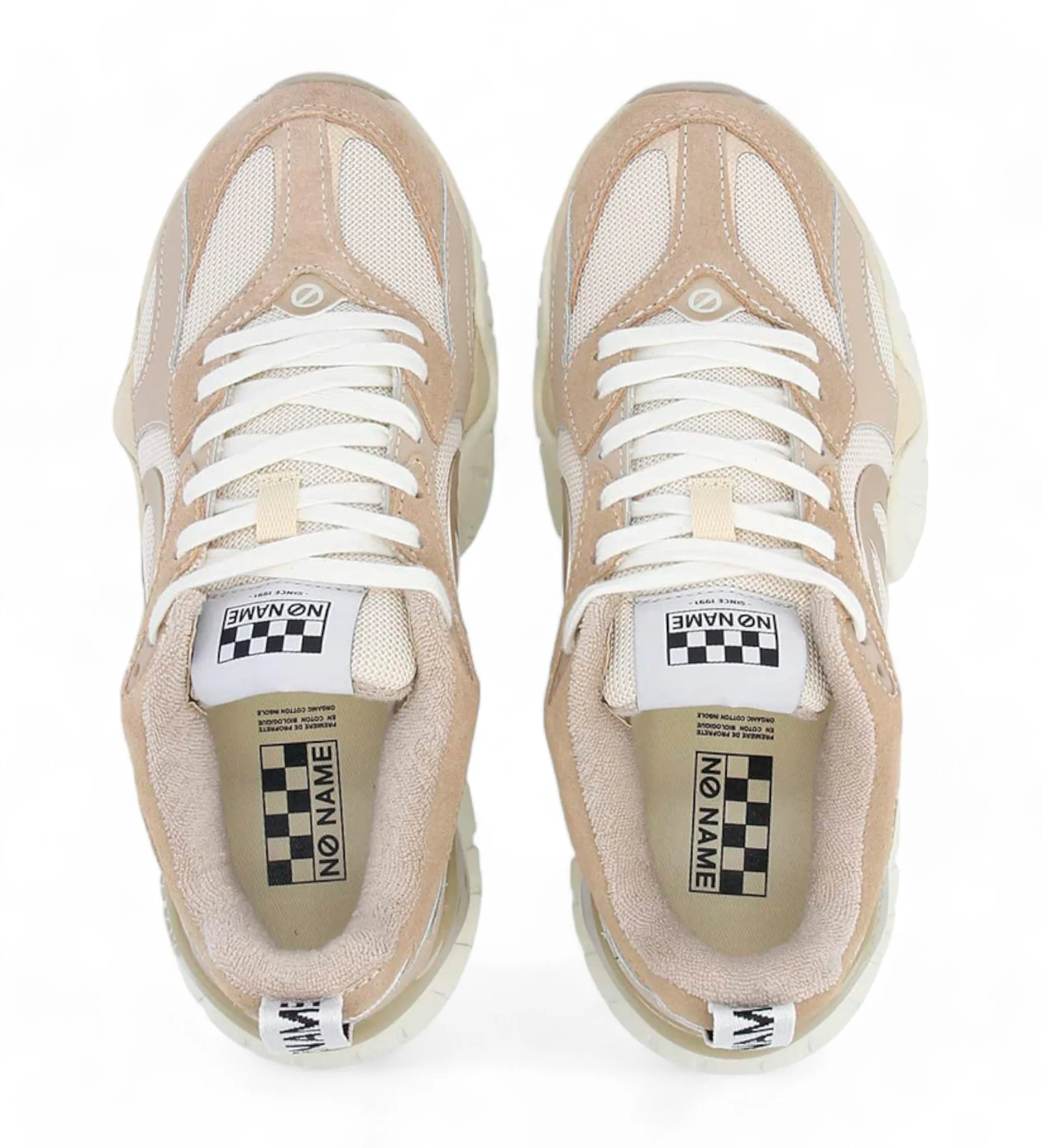 Zapatillas de piel Krazee Runner beige