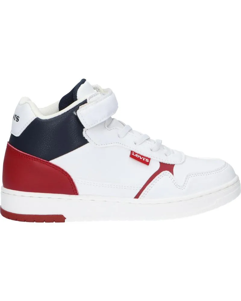 Zapatillas deporte de Niña y Niño LEVIS VIRV0032S SHOT MID 0122 WHT NAVY