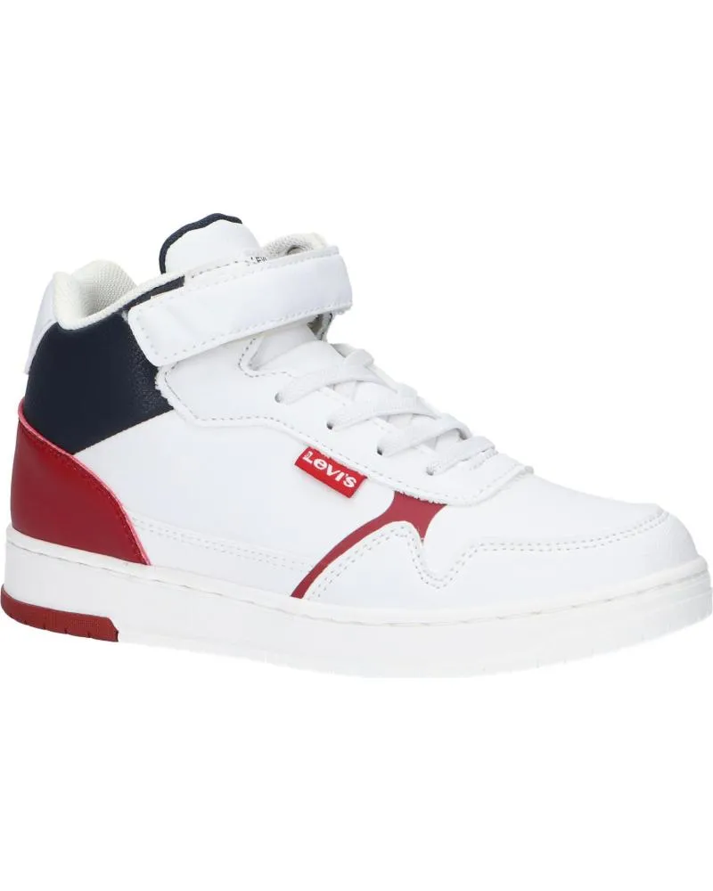 Zapatillas deporte de Niña y Niño LEVIS VIRV0032S SHOT MID 0122 WHT NAVY