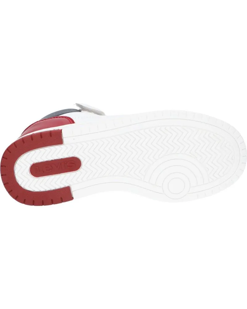Zapatillas deporte de Niña y Niño LEVIS VIRV0032S SHOT MID 0122 WHT NAVY