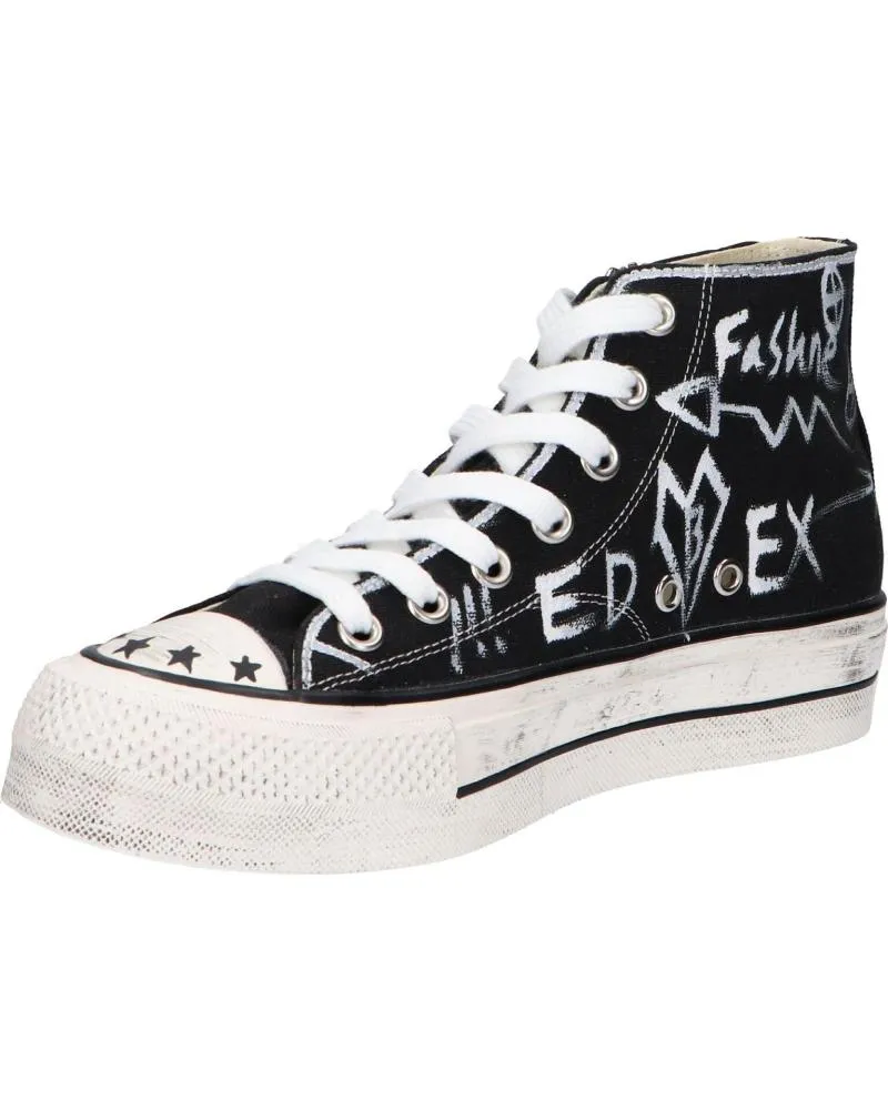 ZAPATILLAS DEPORTE EXE  DE MUJER SY244S  TEXTIL BLACK