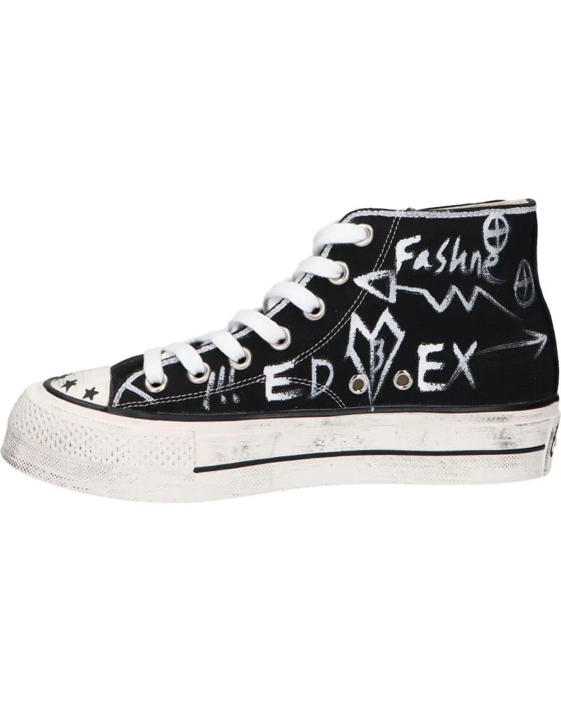 ZAPATILLAS DEPORTE EXE  DE MUJER SY244S  TEXTIL BLACK