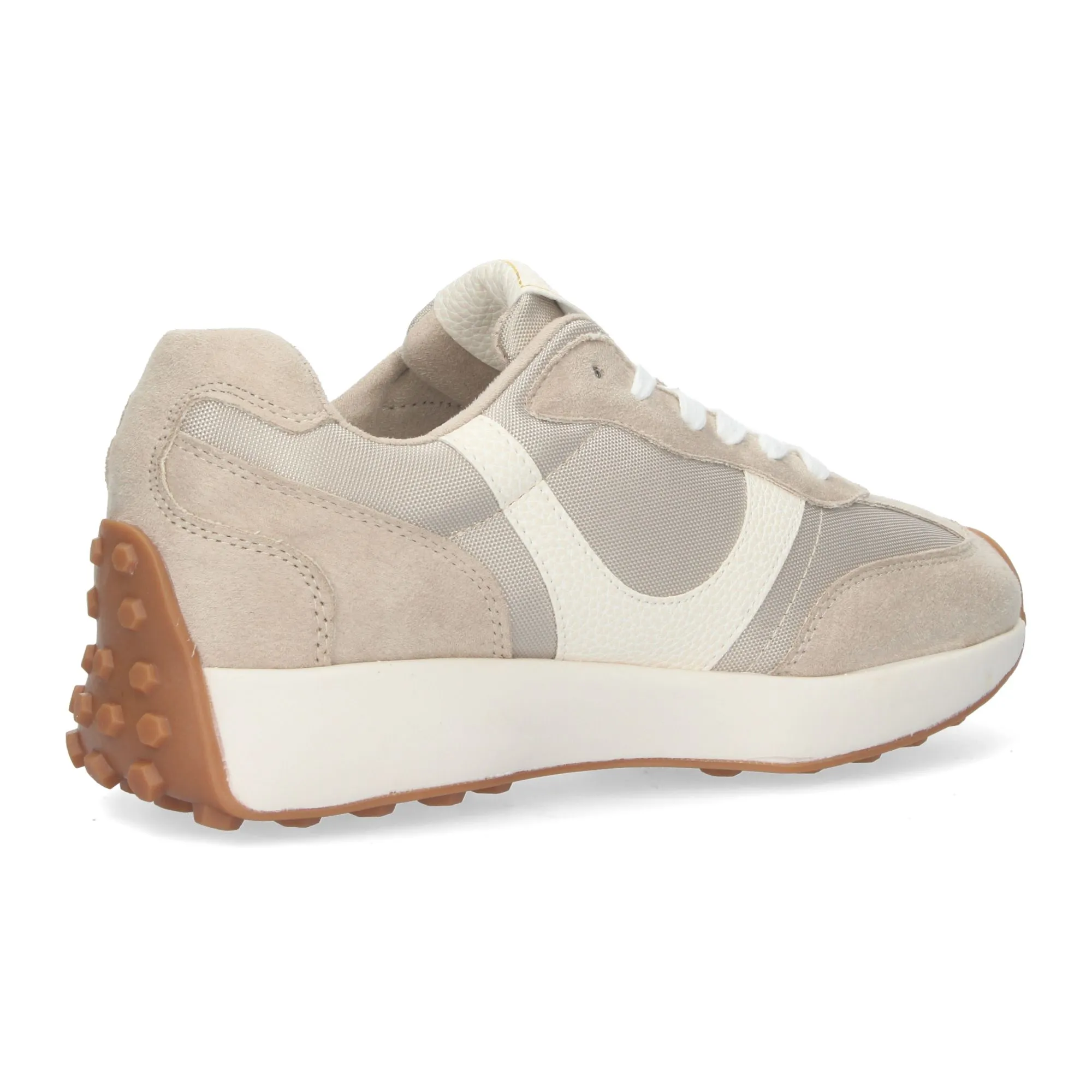Zapatillas deportiva sneakers para mujer color beige