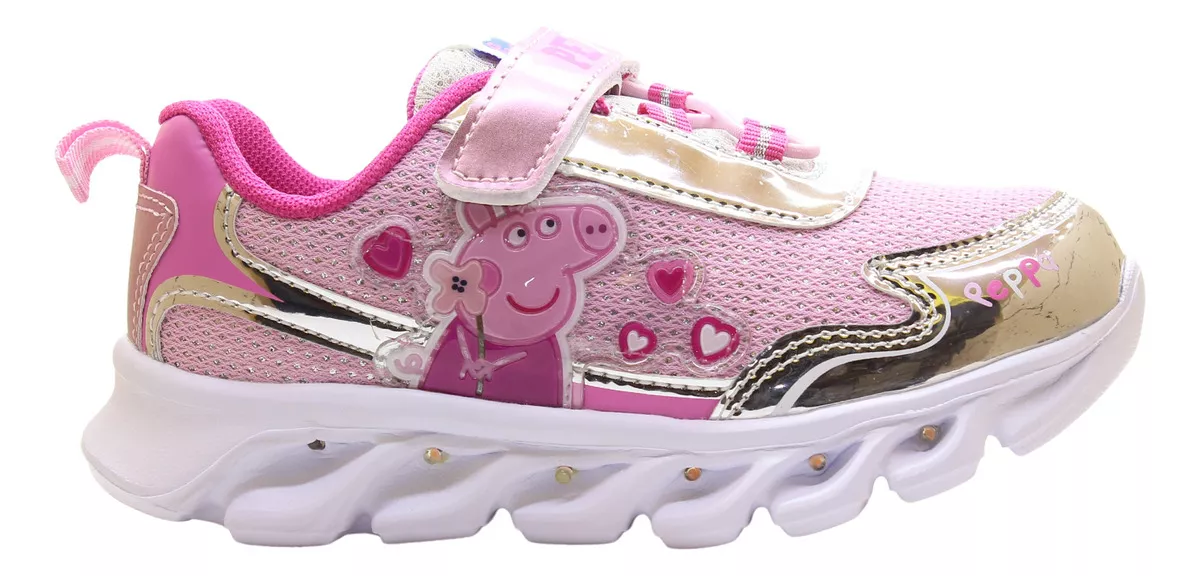 Zapatillas Deportivas Luces Footy Peppa Ppx927 Comodas Carg
