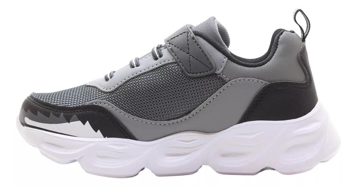 Zapatillas Footy Luces Hi755 Niños Comodas Livianas Carg