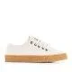 Zapatillas lona SHOECOLOGY beige y cordones