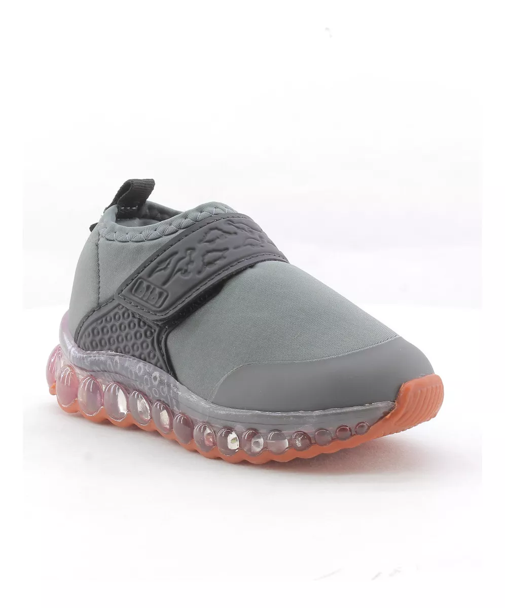Zapatillas Luces Niños Abrojo Bibi 1079v Comodas Carg